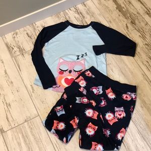 Owl Pajama Set